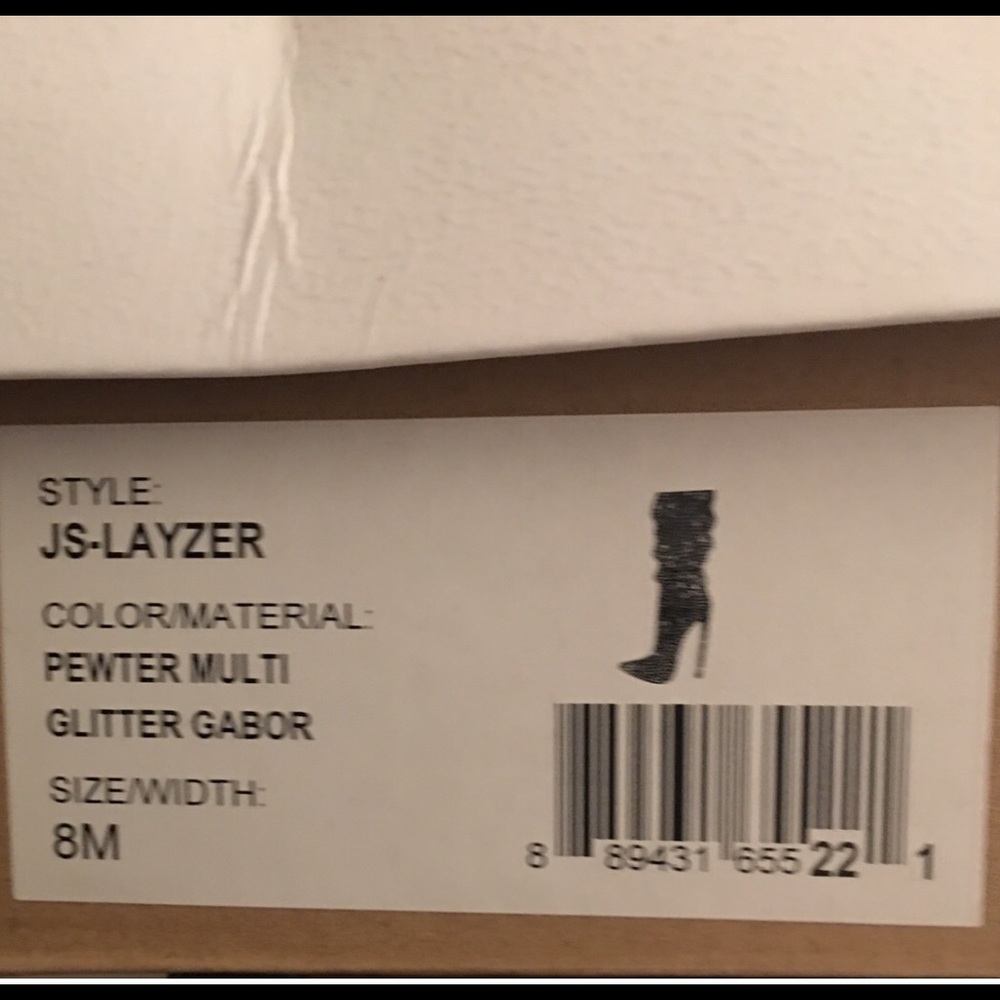 Laser Slouchy Rhinestone Boots 👢 👢 - Picture 4 of 6